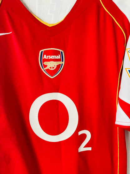 Arsenal home football shirt
2004/05 Vieira Medium