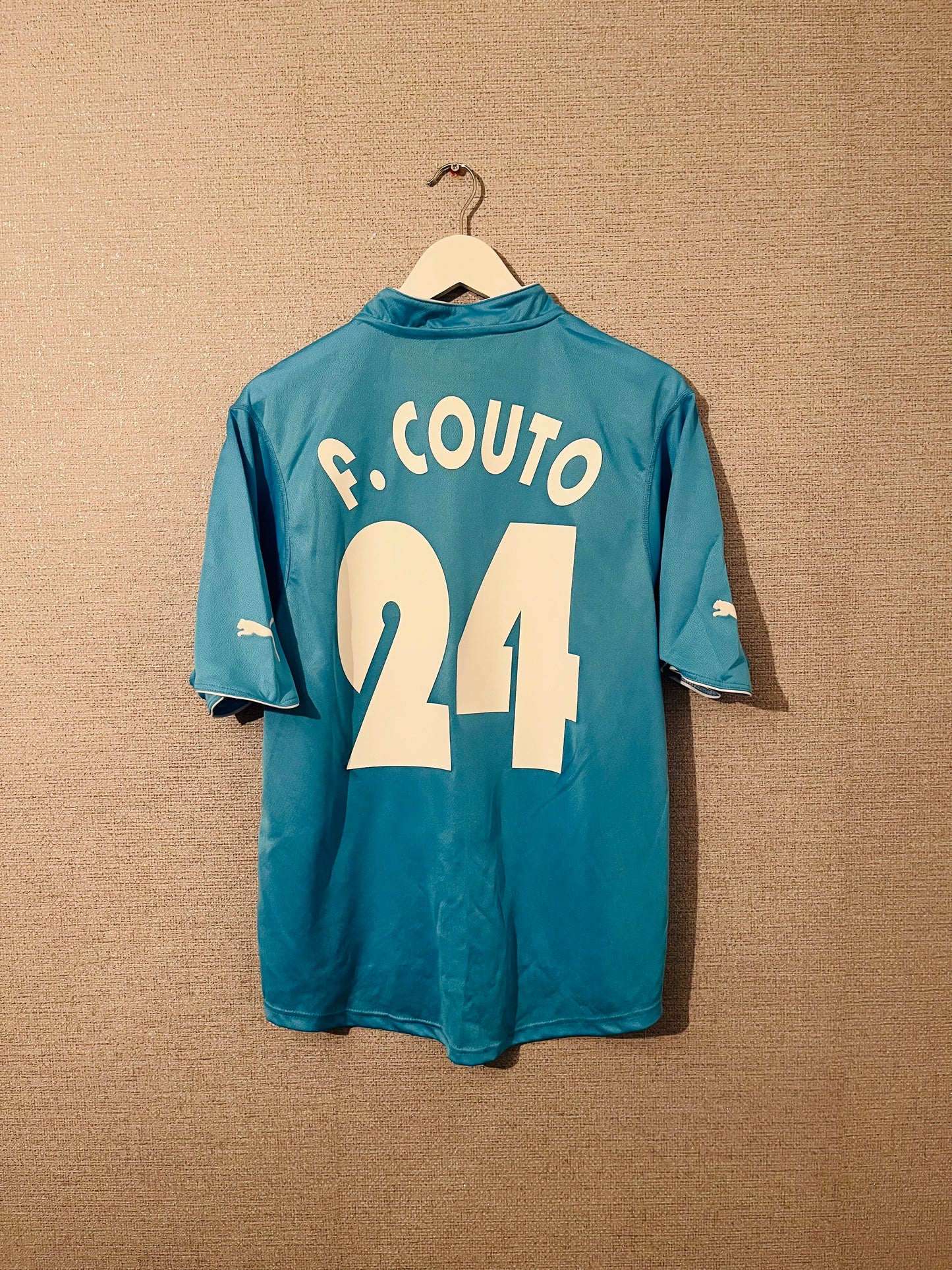 Lazio home football shirt 2002/03 Couto Medium