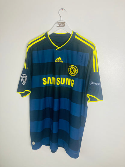 Chelsea away football shirt 2009/10 Drogba XL