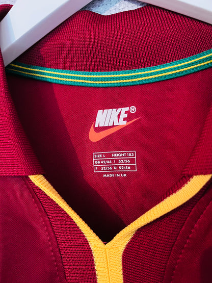 Portugal home football shirt 1998/99 Rui Costa Large