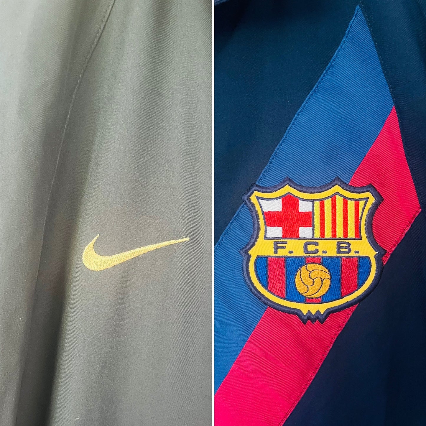 Barcelona away football shirt 2003/04 Ronaldinho Large