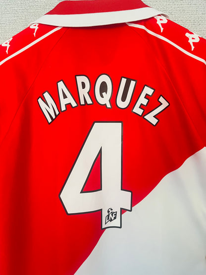 Monaco home football shirt 2000/01 Marquez Medium
