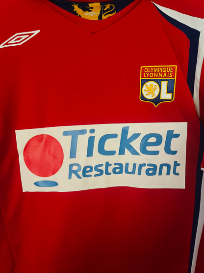 Olympique Lyonnaise Lyon away football shirt 2006/07 Juninho Medium