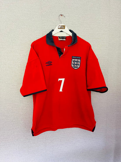 England away football shirt 1999/2001 Beckham Large