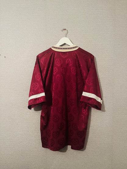 Heart of Midlothian Hearts home football shirt 1991/92 XL
