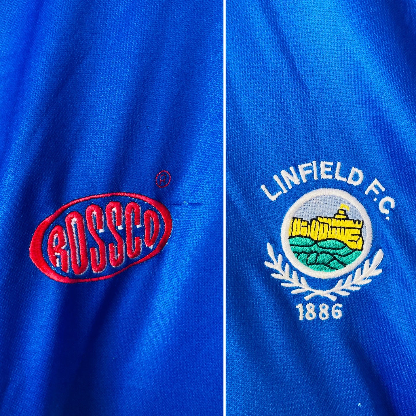 Linfield home football shirt
2001/02 XL