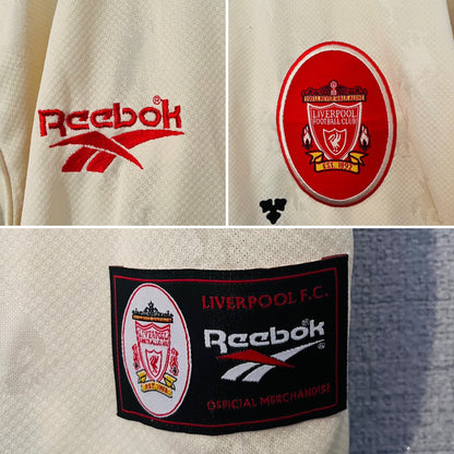 Liverpool away football shirt 1996/97 Fowler Medium