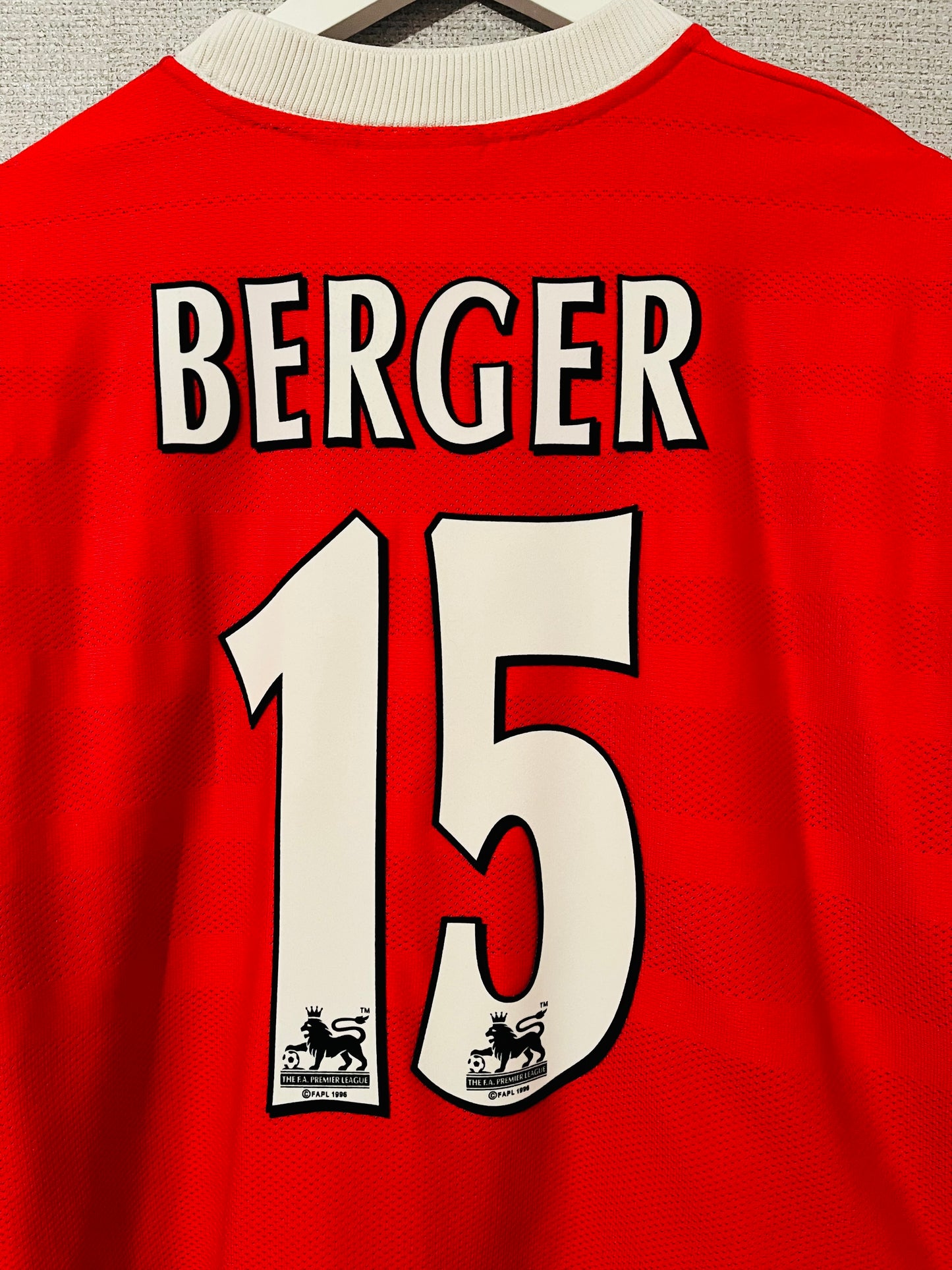 Liverpool home football shirt 1998/2000 Berger Large
