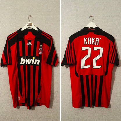 AC Milan home football shirt 2007/08 Kaka Large
