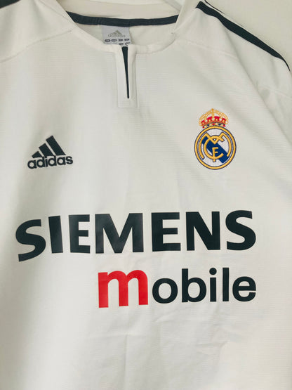 Rea Madrid home football shirt 2003/04 R9 Large