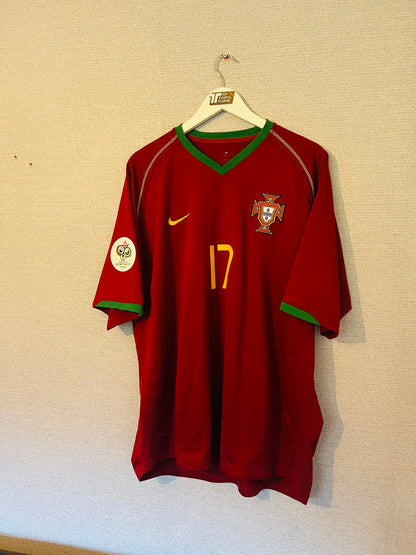 Portugal home football shirt W/C 2006 Ronaldo XXL