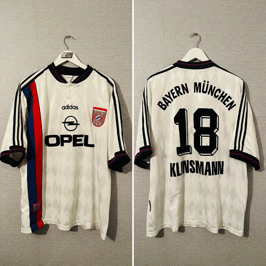 Bayern Munich away football shirt 1996/98 Klinsmann XXL