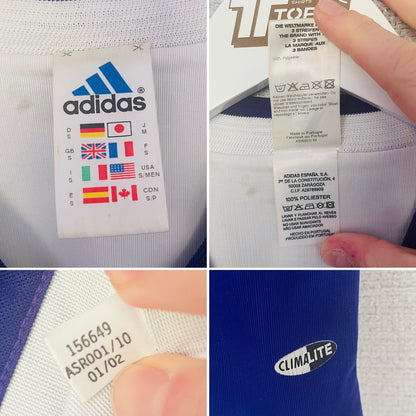 Real Madrid third reversible football shirt
2002/03 Zidane Small