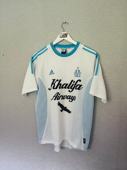 Marseille home football shirt 2002/03 medium