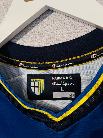 Parma home football shirt 2001/02 Nakata Large