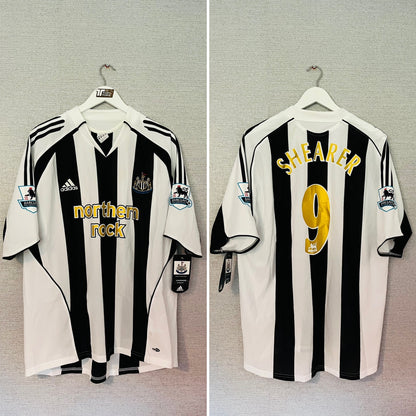Newcastle United home football shirt 2005/07 Shearer XL BNWTs