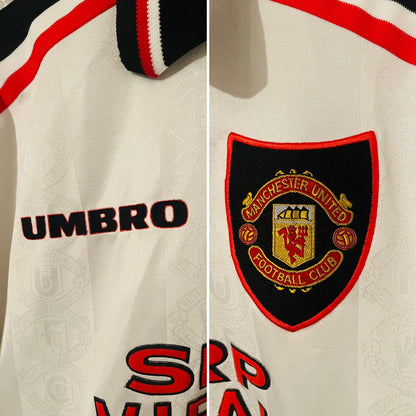 Manchester United away football shirt 1997/99 Keane Medium