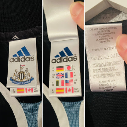 Newcastle United away football shirt 2000/01 Solano Medium