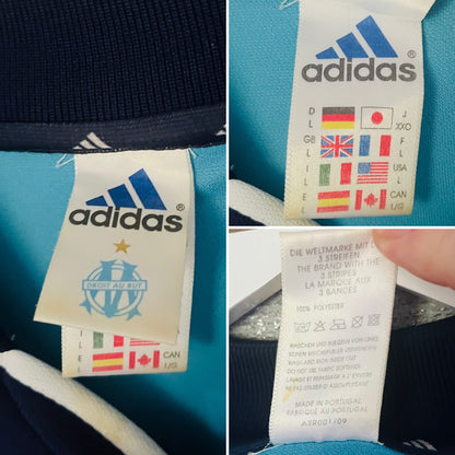 Marseille away football shirt 2000/01 Weah Large