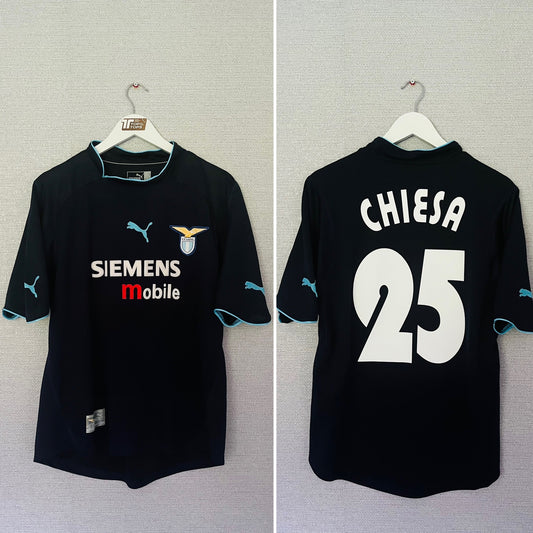 Lazio away football shirt 2002/03 Chiesa Medium
