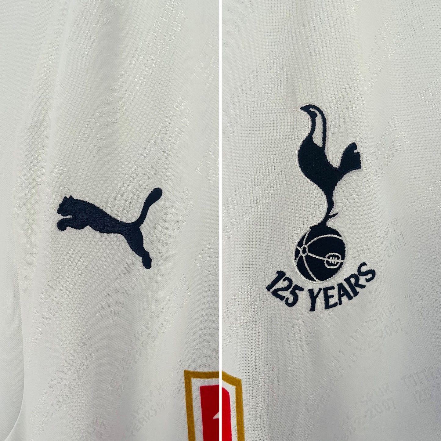 Tottenham Hotspur home football shirt 2007/08 Keane XL