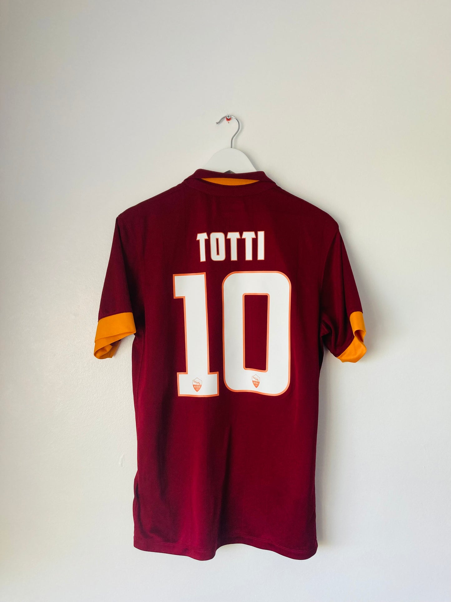 Roma home football shirt 2014/15 Totti Medium