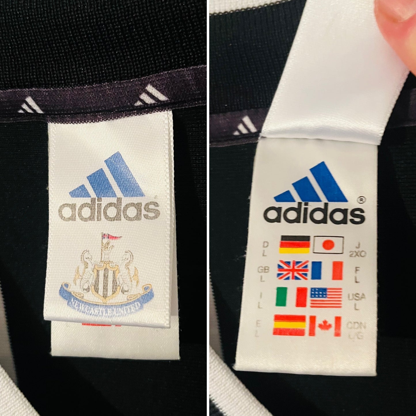 Newcastle United home football shirt 2001/03 Robert Large