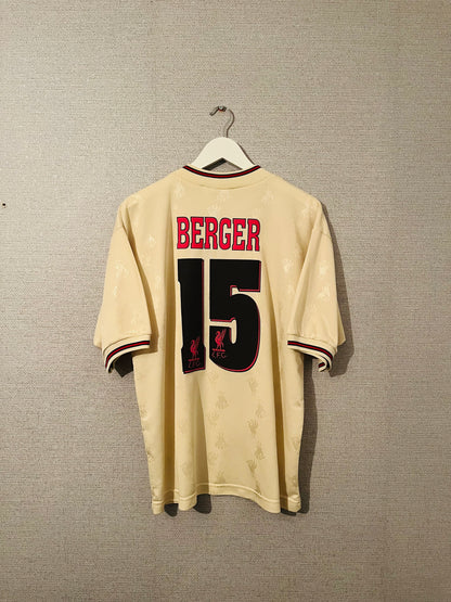 Liverpool away football shirt
1996/97 Berger Large