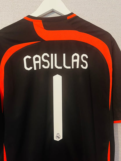 Real Madrid goalkeeper football shirt 2007/08 Casillas XL