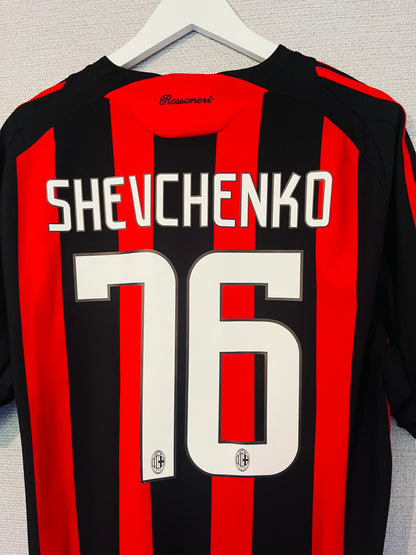 AC Milan home football shirt 2008/09 Shevchenko XL