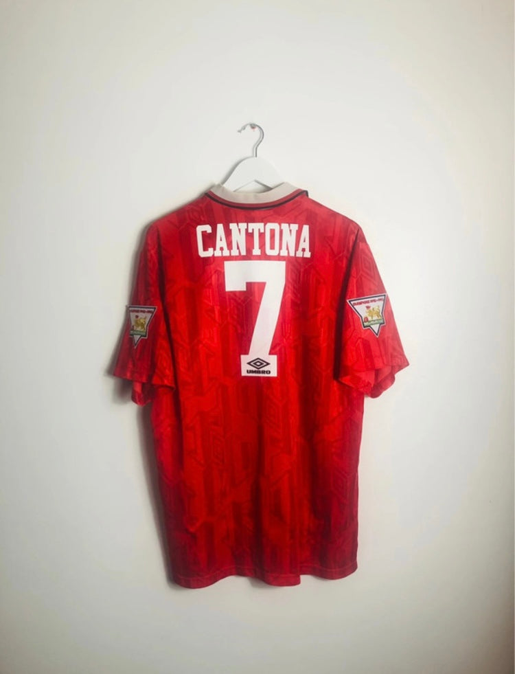 Manchester United home football shirt Cantona XL 1992/94