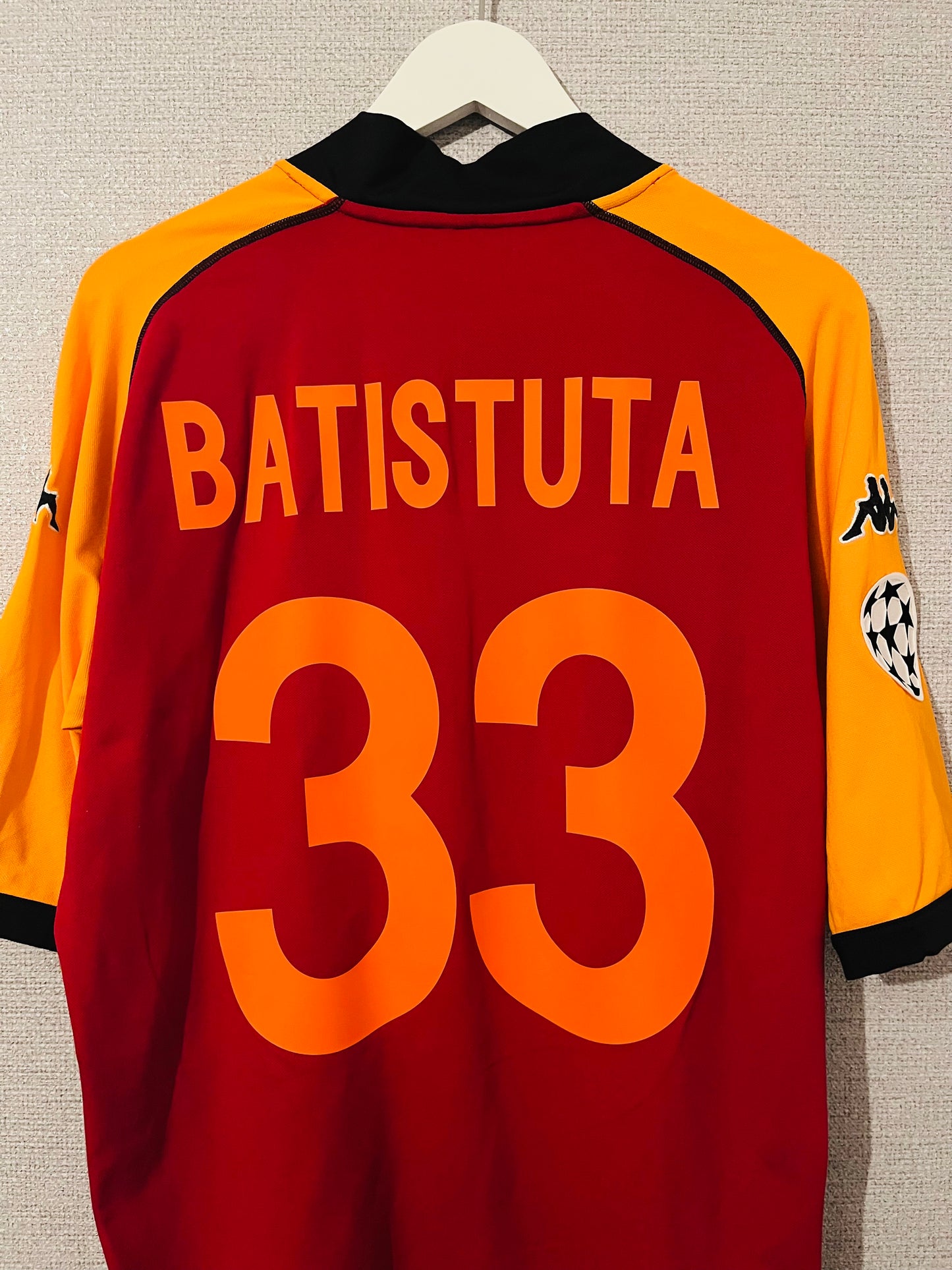 Roma cup football shirt 2002/03 Batistuta XL