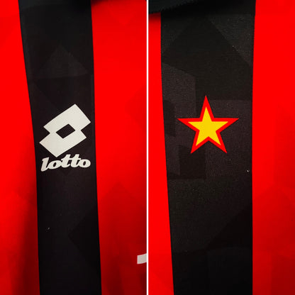 AC Milan home football shirt 1996/97 Baggio Medium