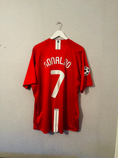 Manchester United home football shirt 2007/09 CR7 XXXL