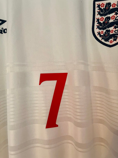 England home football shirt 1999/2000 Beckham XL