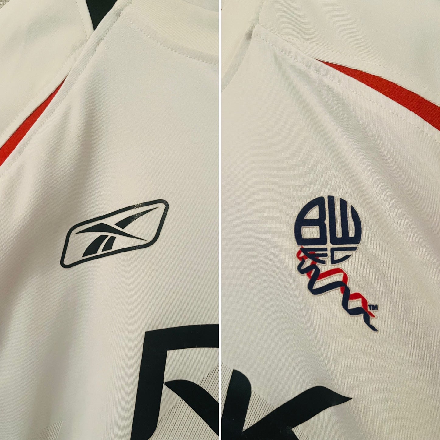 Bolton Wanderers home football shirt 2007/08 Campo Medium