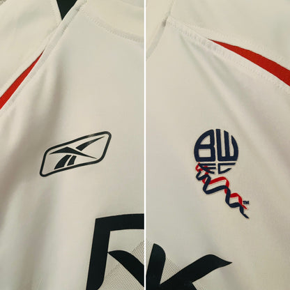Bolton Wanderers home football shirt 2007/08 Campo Medium