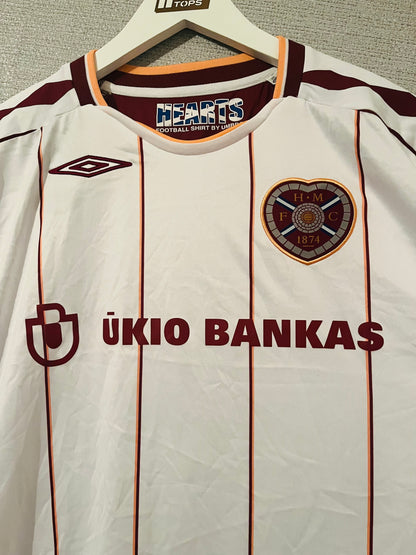 Heart of Midlothian Hearts away football shirt 2007/08 XXXL BNWTs