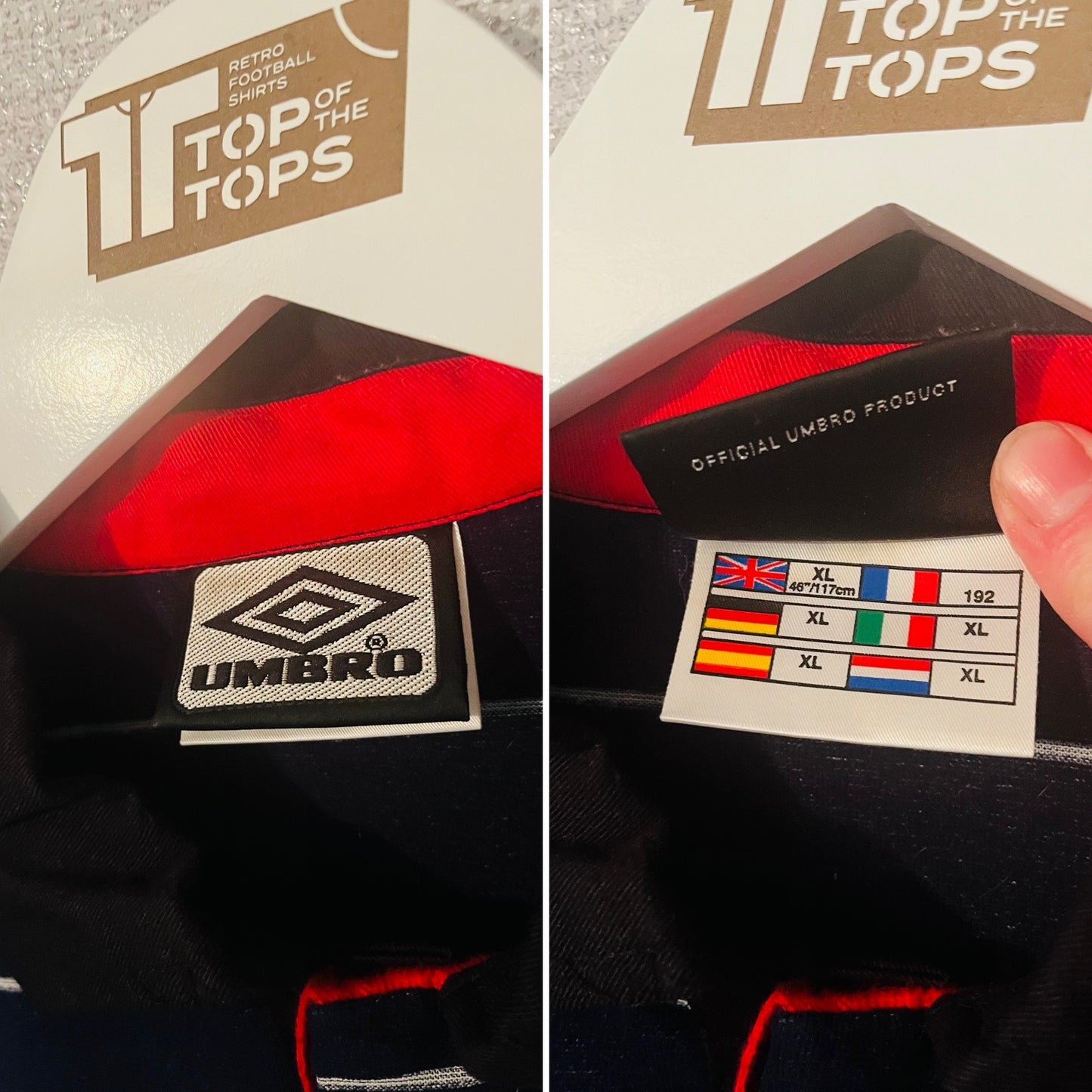 Manchester United away football shirt 1999/2000 Stam XL