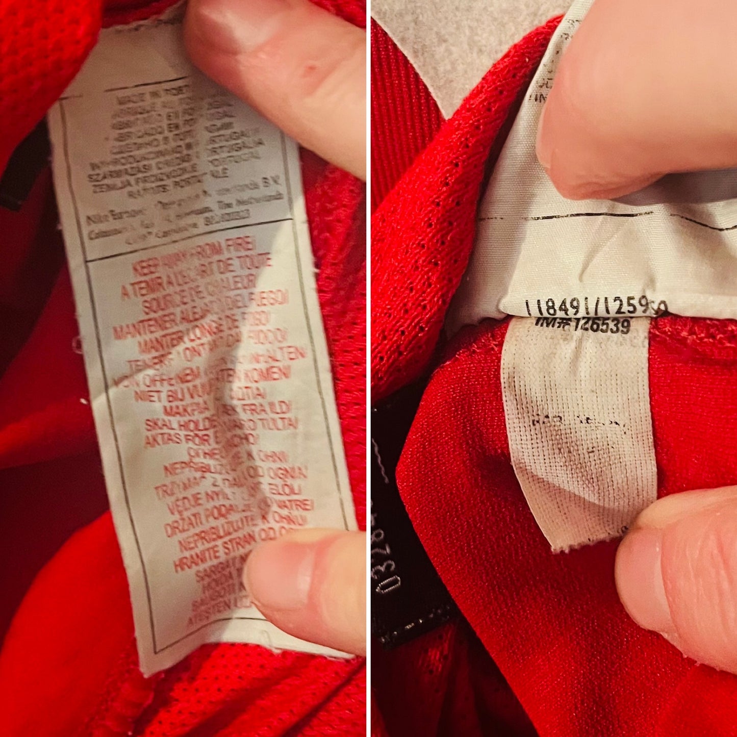 Arsenal home football shirt 2004/05 Pires Medium