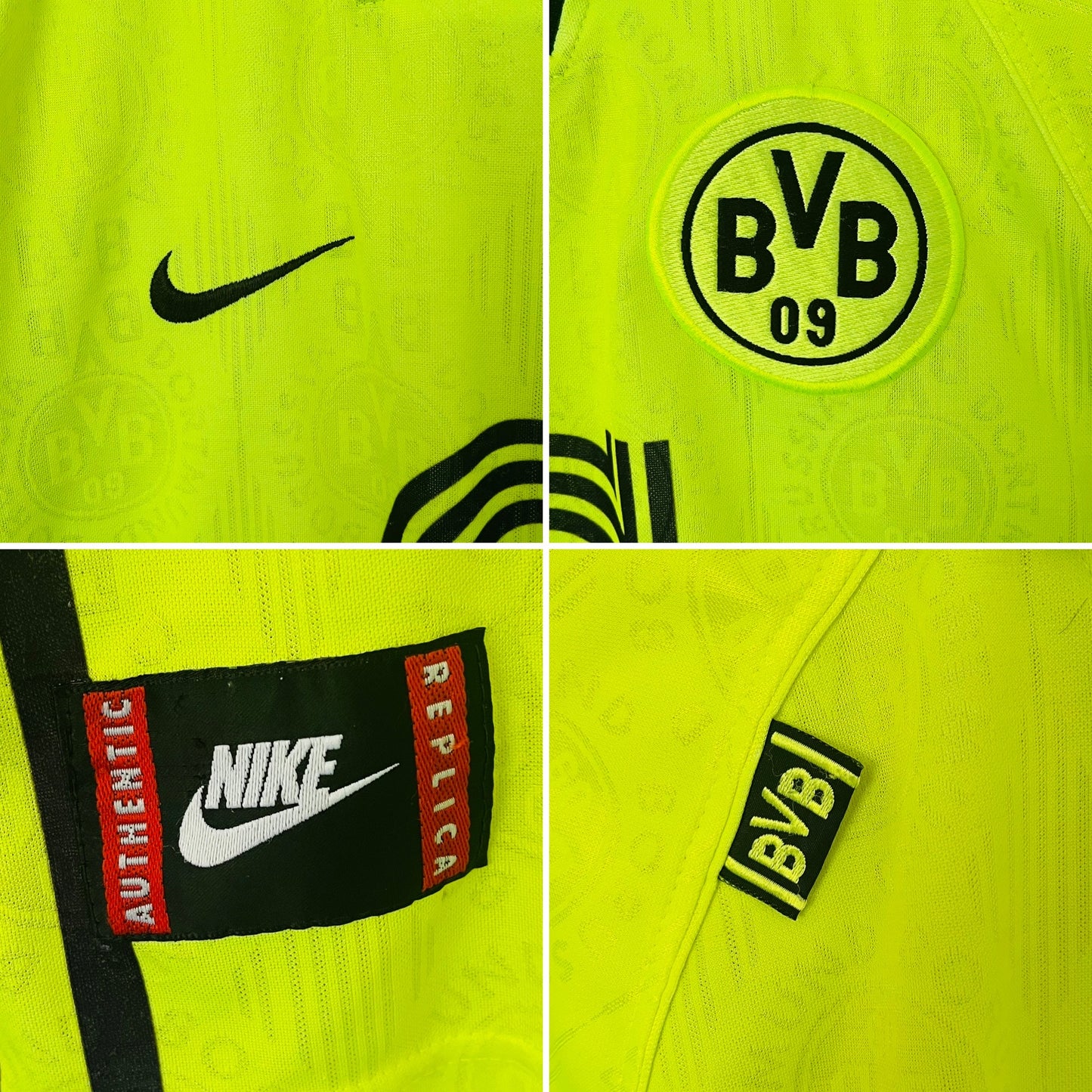 Borussia Dortmund home football shirt 1996/97 Medium