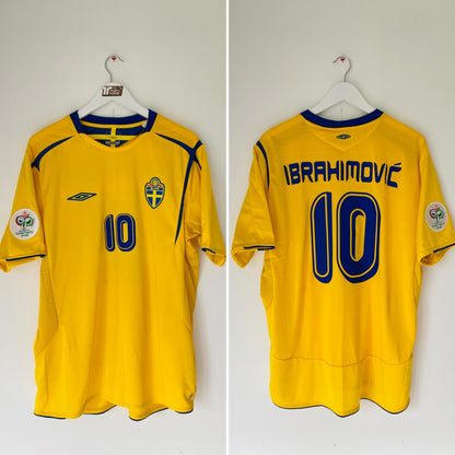 Sweden home football shirt     W/C 2006 Zlatan XL