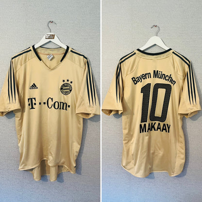 Bayern Munich away football shirt 2004/05 Makaay Large