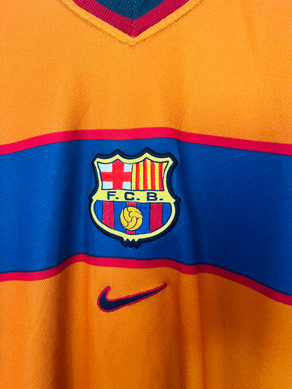 Barcelona away football shirt 1998/99 Luis Enrique Large