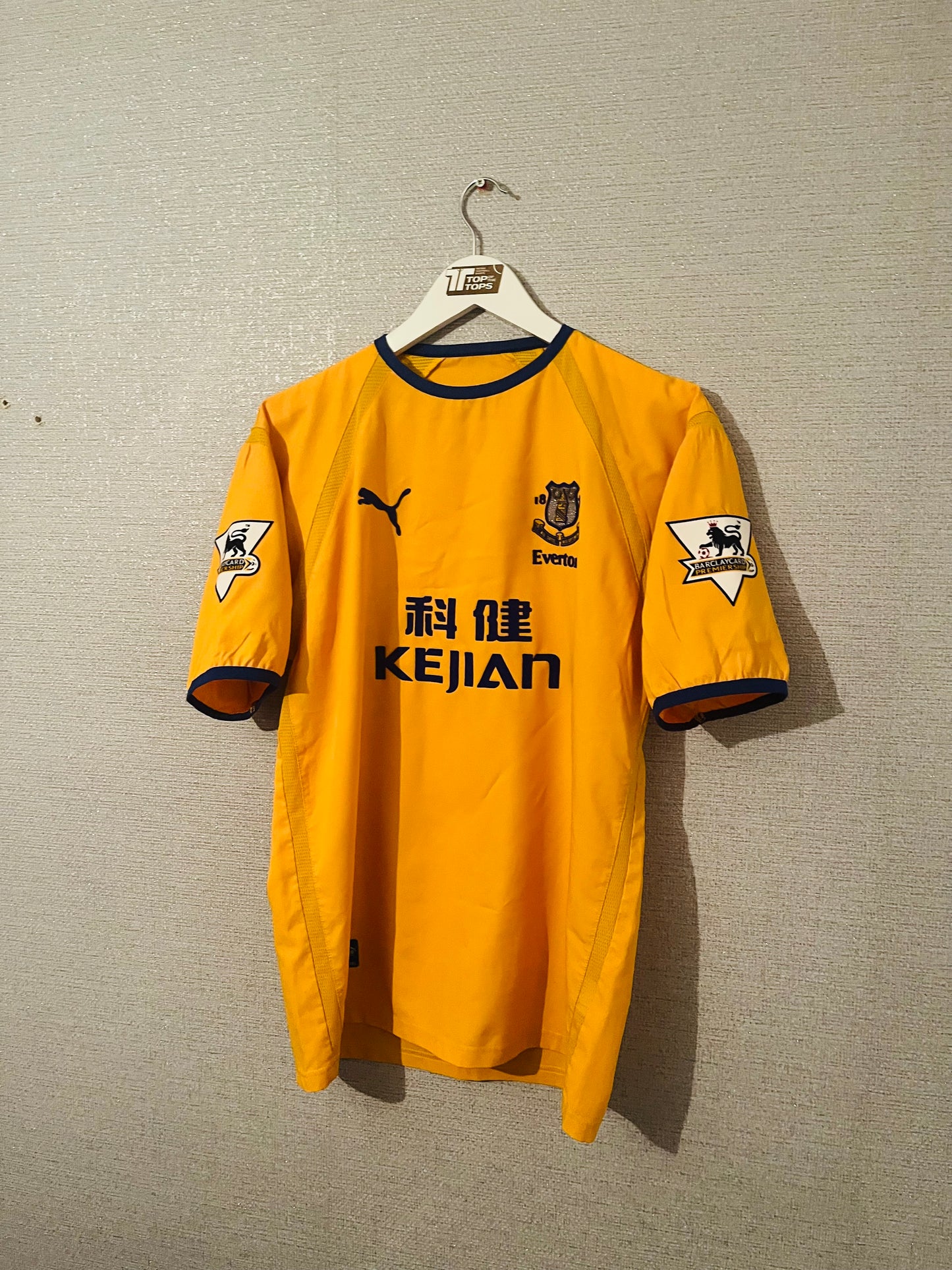 Everton away football shirt 2003/04 Rooney Medium