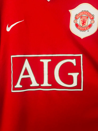 Manchester United home football shirt 2006/07 CR7 Large