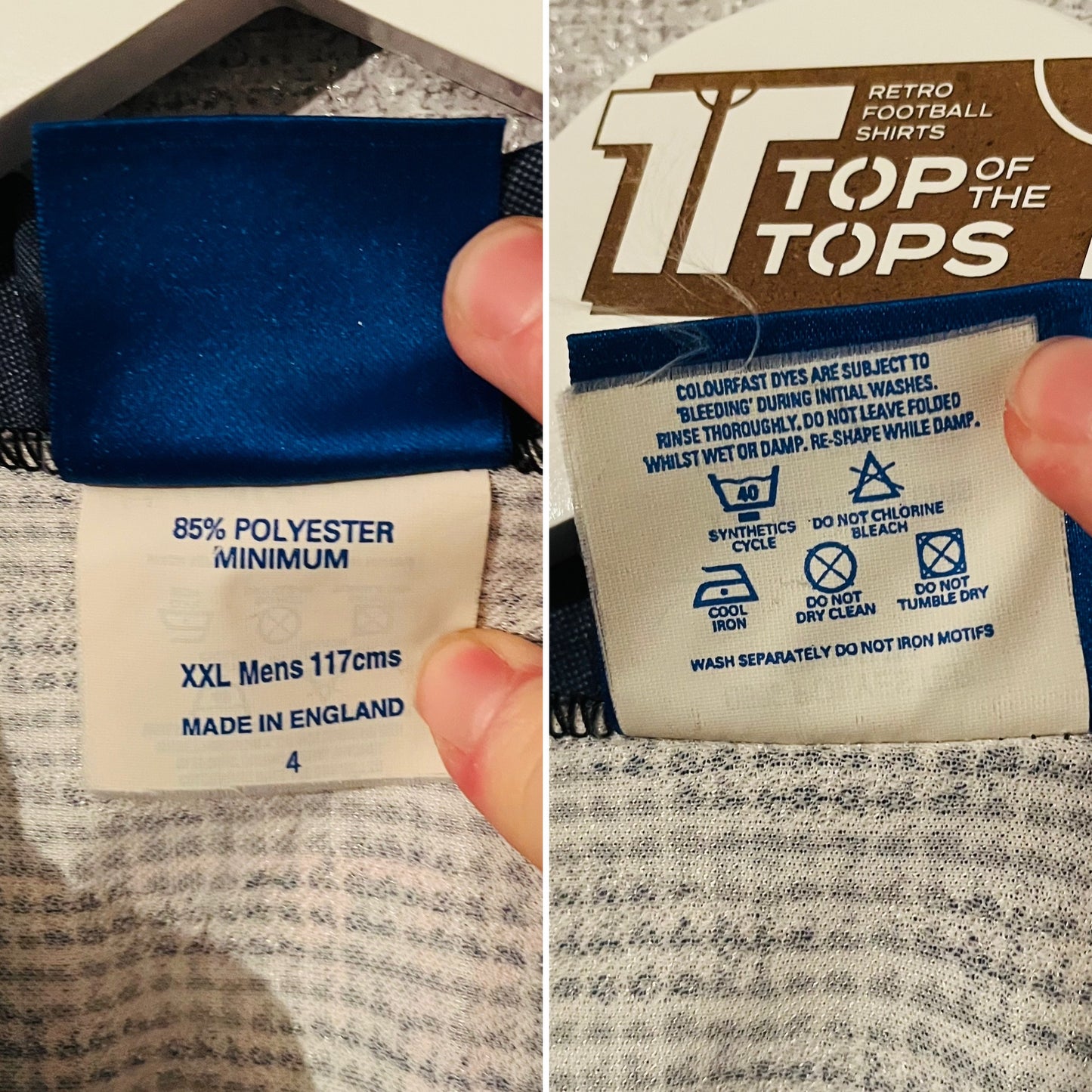 Manchester United away football shirt 1995/96 Beckham XXL