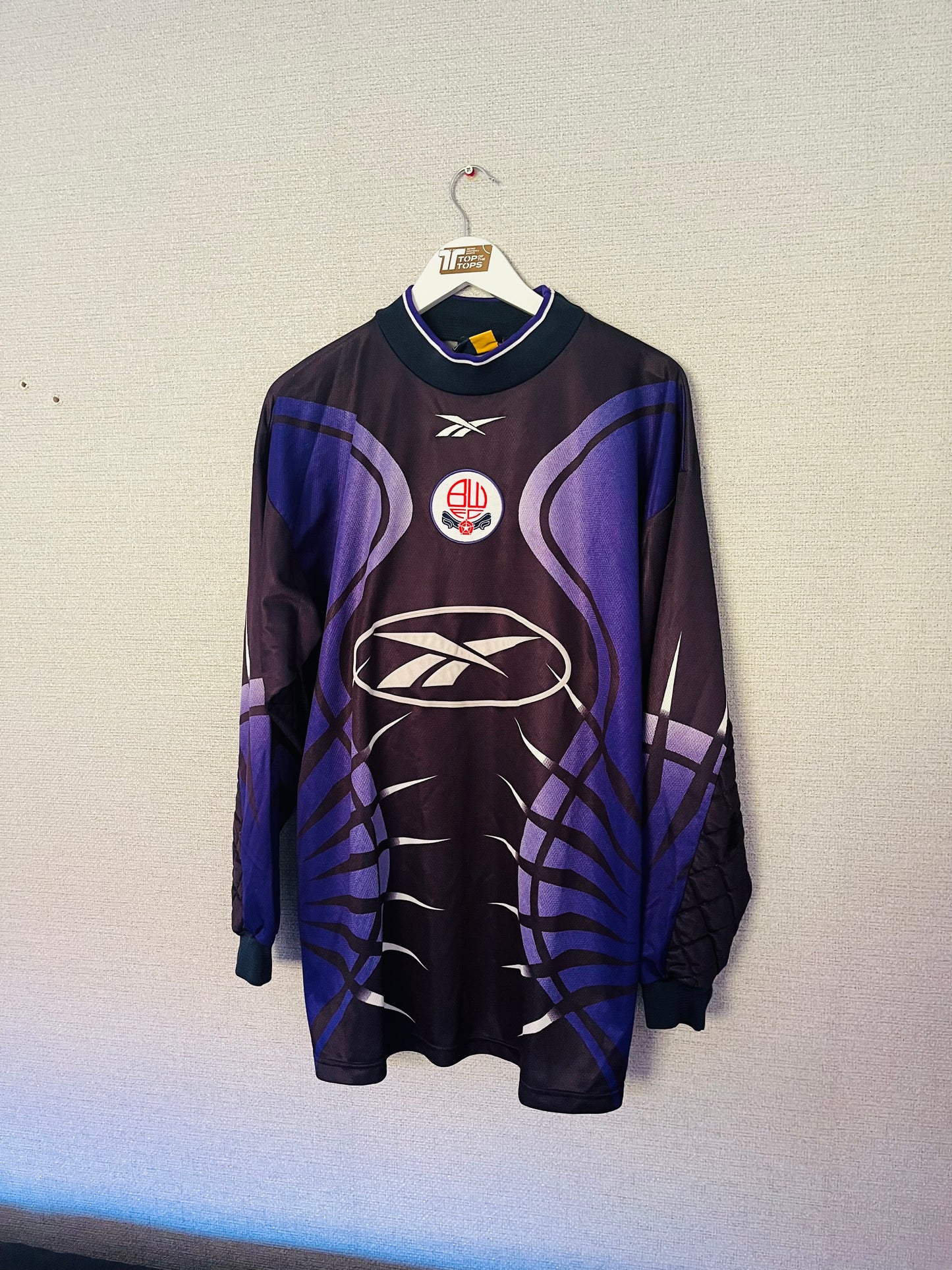 Bolton Wanderers goalkeeper football shirt 1998/99 Large