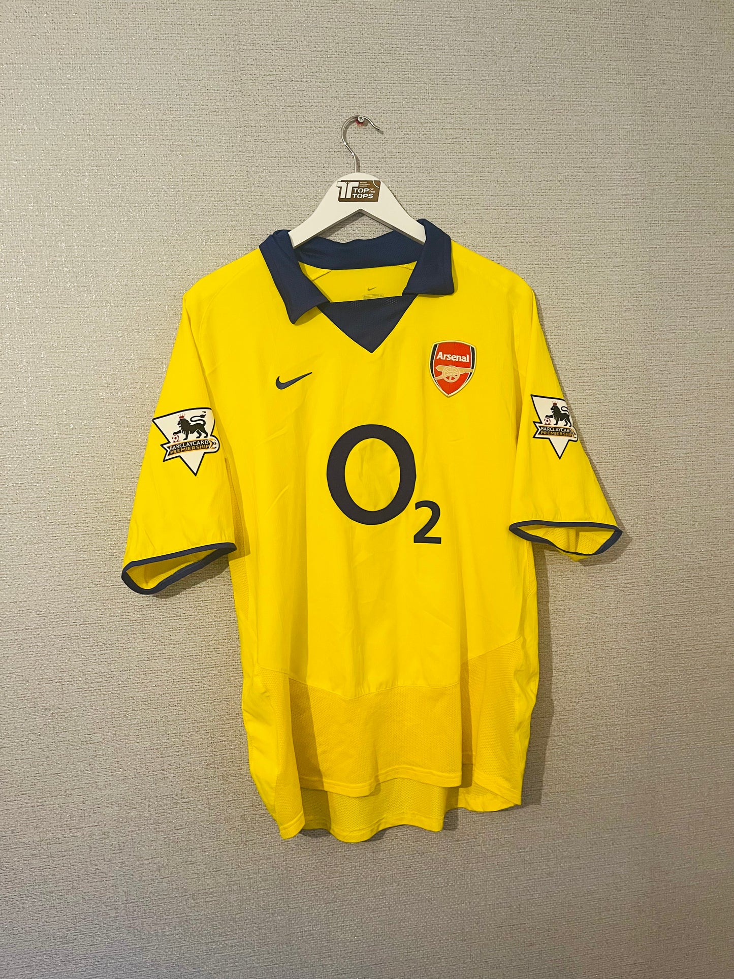 Arsenal away football shirt 2003/04 Henry Large