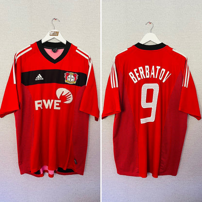 Bayer Leverkusen home football shirt 2002/04 XXL Berbatov